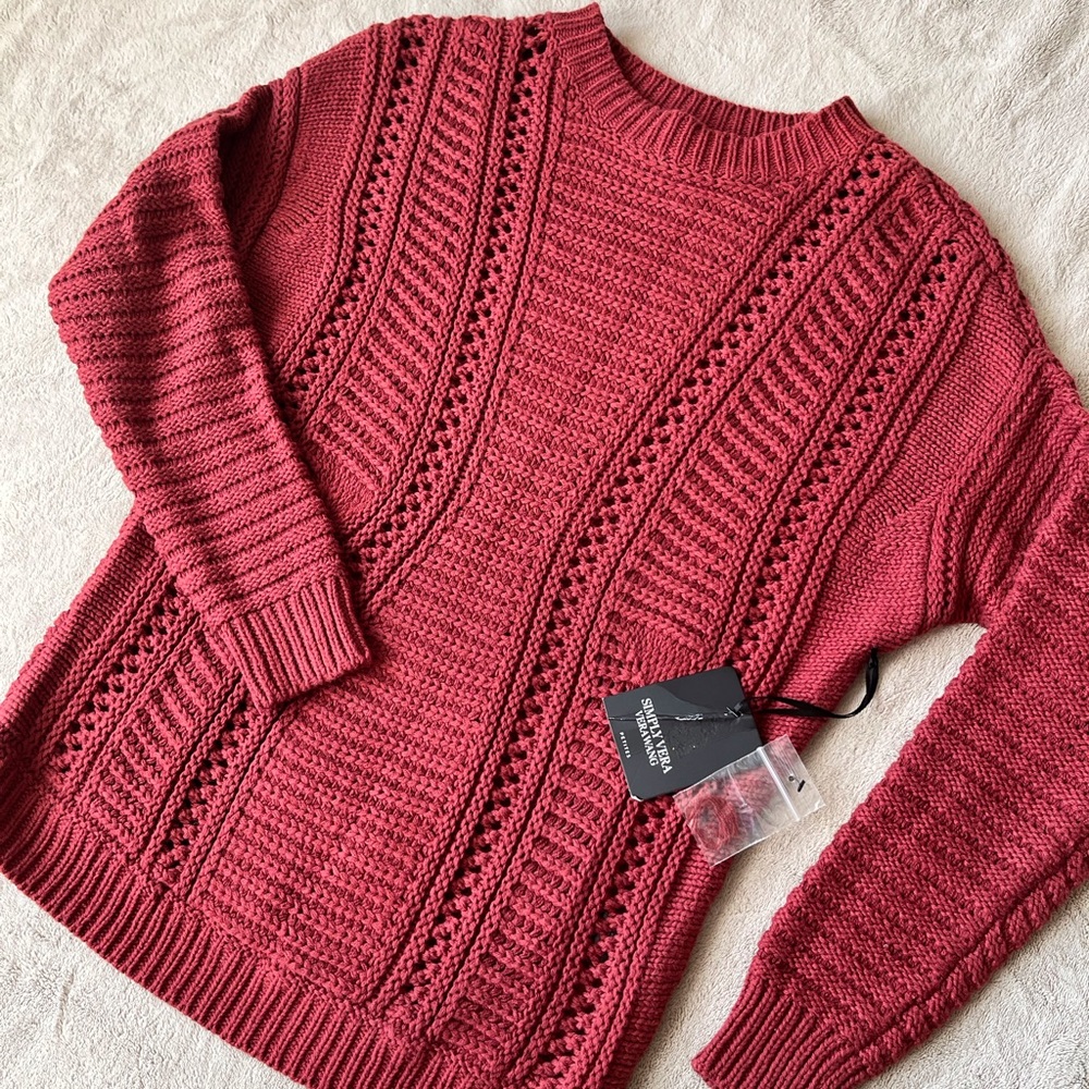 Simply Vera Vera Wang Knit Sweater